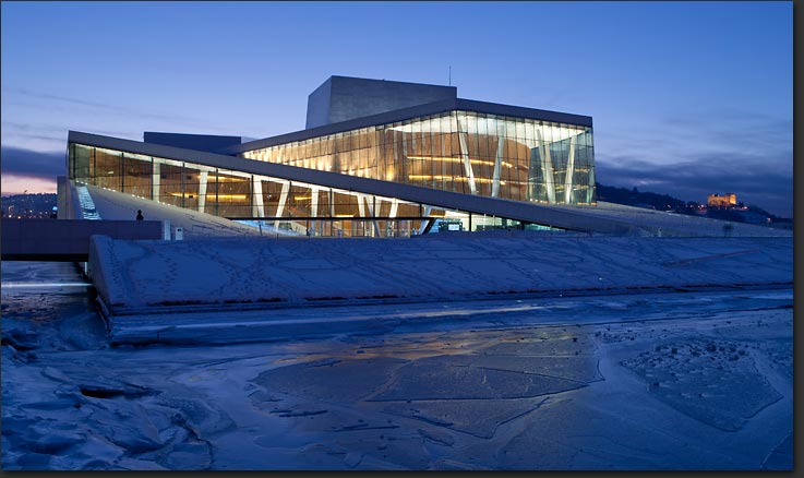 Oslo opera and ballet house. Architect Snöhetta